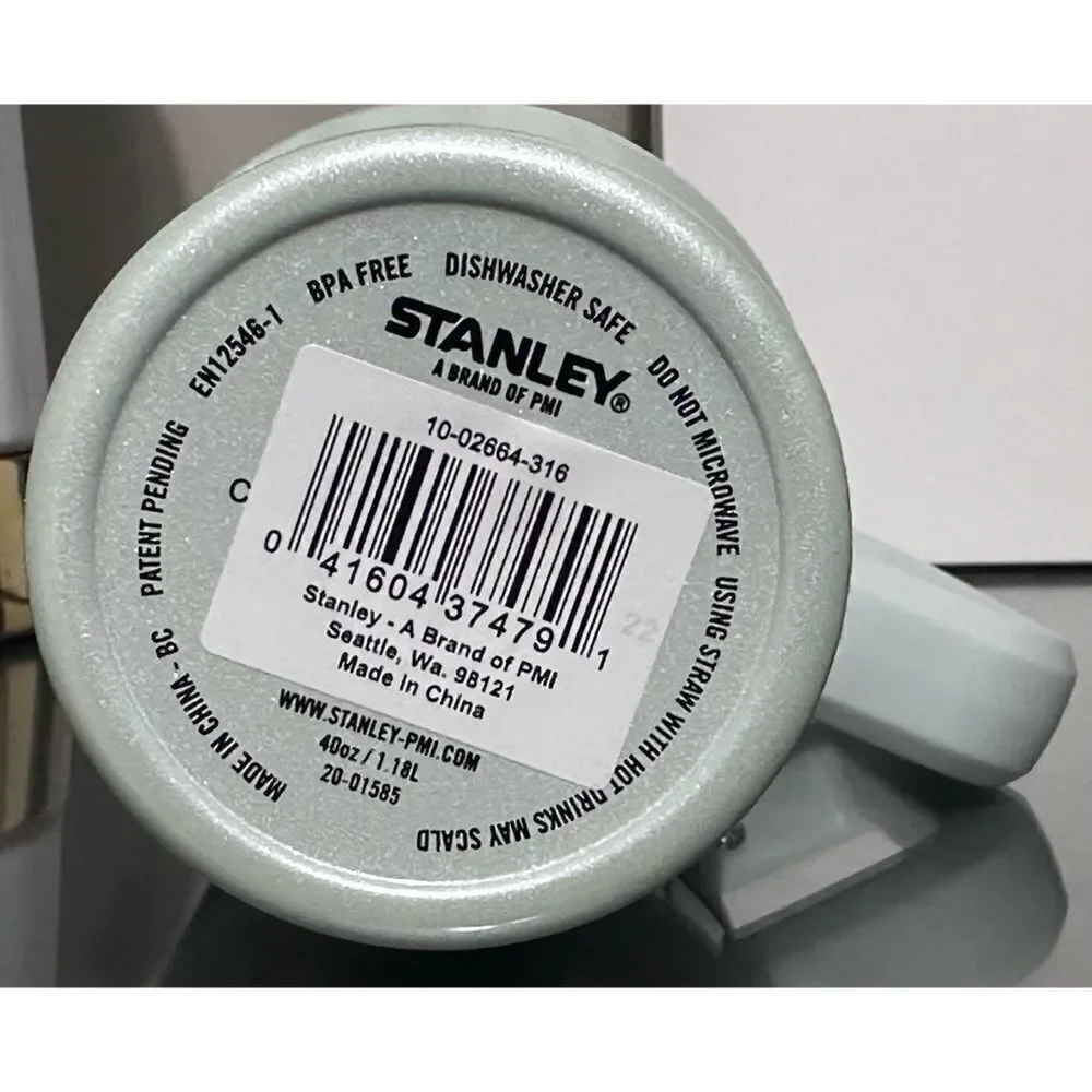 Stanley‎ “OG” Adventure Quencher 40oz Tumbler- SPEARMINT PEARLESCENT - Picture 4 of 4